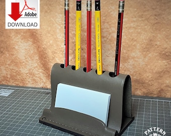 Artesanía en cuero: Serie de escritorio, parte 2 – Soporte combinado para escritorio