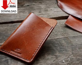 Patrón de tarjetero de cuero: Manualidad rápida para principiantes
