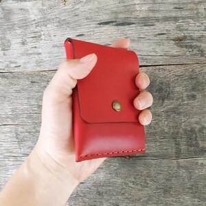 Cartera de cuero con patrón único: sencilla y elegante imagen 2
