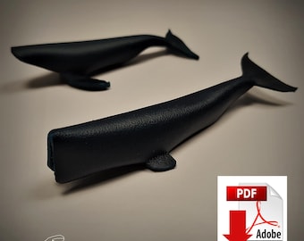 Patrón para manualidades con piel de ballena: Moldeado en húmedo (Descarga en PDF)