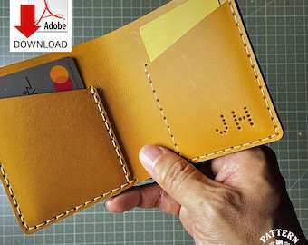 Patrón de billetera minimalista: DIY personalizado (para principiantes)