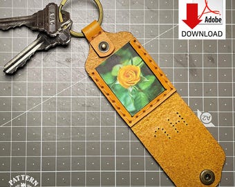 Patroon leren fotosleutelhanger DIY: gepersonaliseerde en koesterende herinneringen (beginnersvriendelijk)