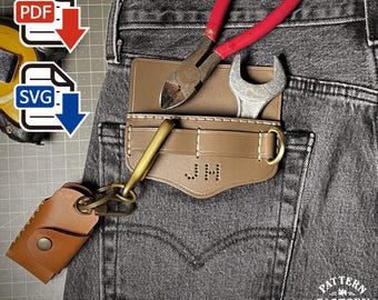 Leathercraft for Beginners: DIY Personalized Pocket Protector (Easy Leather Project)