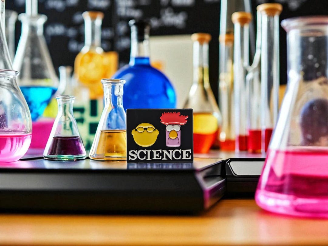 Science Mupp35 Science Beaker and Dr Bunsen | Muppet Show | Enamel Pin - Etsy UK