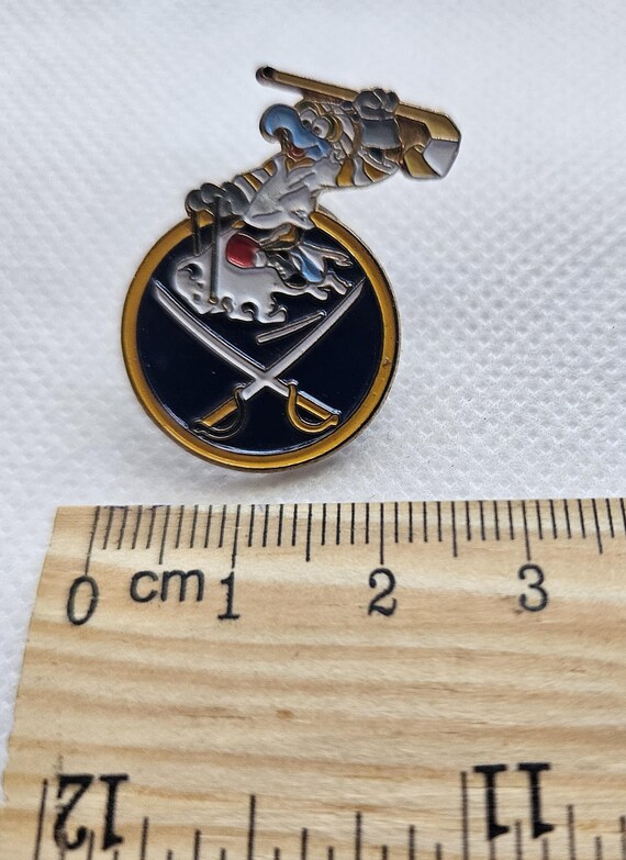NHL vintage 90's enamel push pins | buffalo bills | ottawa senators | muppets View 4