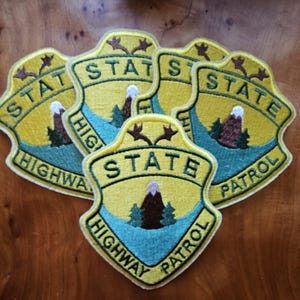 Super Trooper Zustands-Highway Patrol gestickter Aufnäher