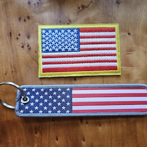 American flag patch | flags | old glory easy iron on or sew on applique