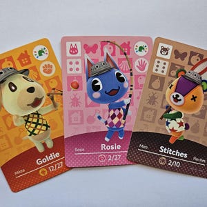 Cartes Amiibo Animal Crossing Amiibo Festival - Authentique/Officielle