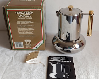 Lavazza Principessa Gold Coffee Maker: Italian Moka Pot With 24K