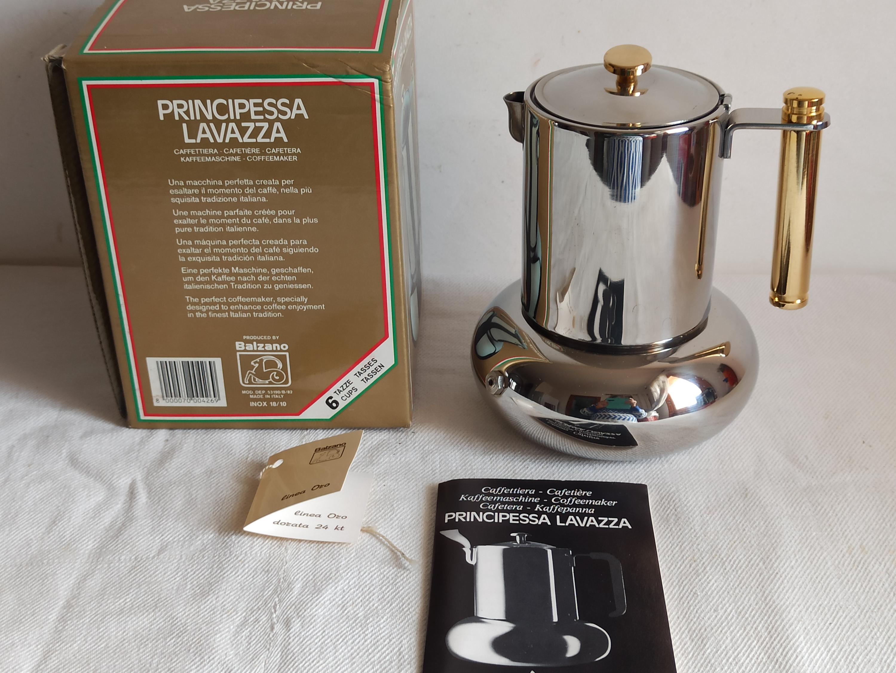 PRINCIPESSA LAVAZZAエスプレッソメーカー（小） ✴︎ Lavazza ✴︎ principessa エスプレッソメーカー 未使用