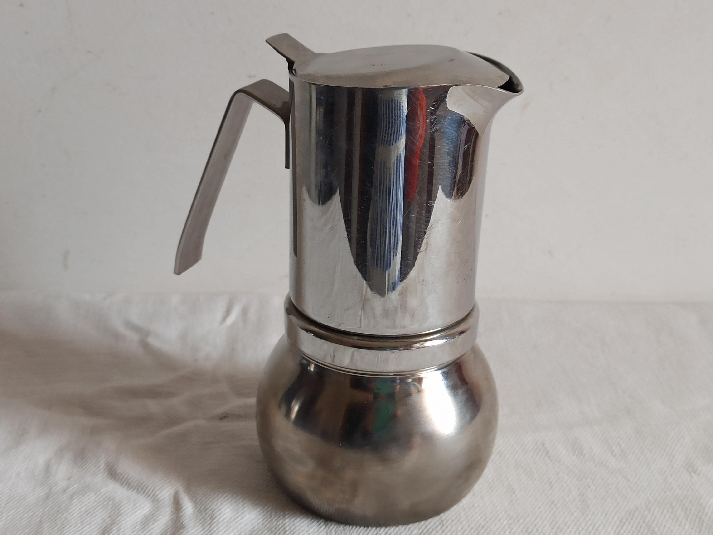 Stella, Italian Designer Stovetop Moka Pot, Italian Vintage
