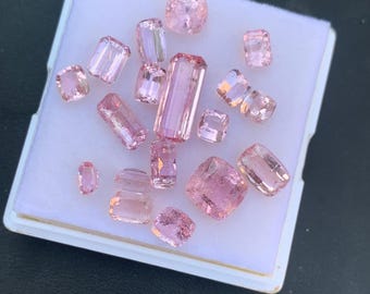Natural Pink Imperial Topaz Lot: Loose Gemstones from Pakistan