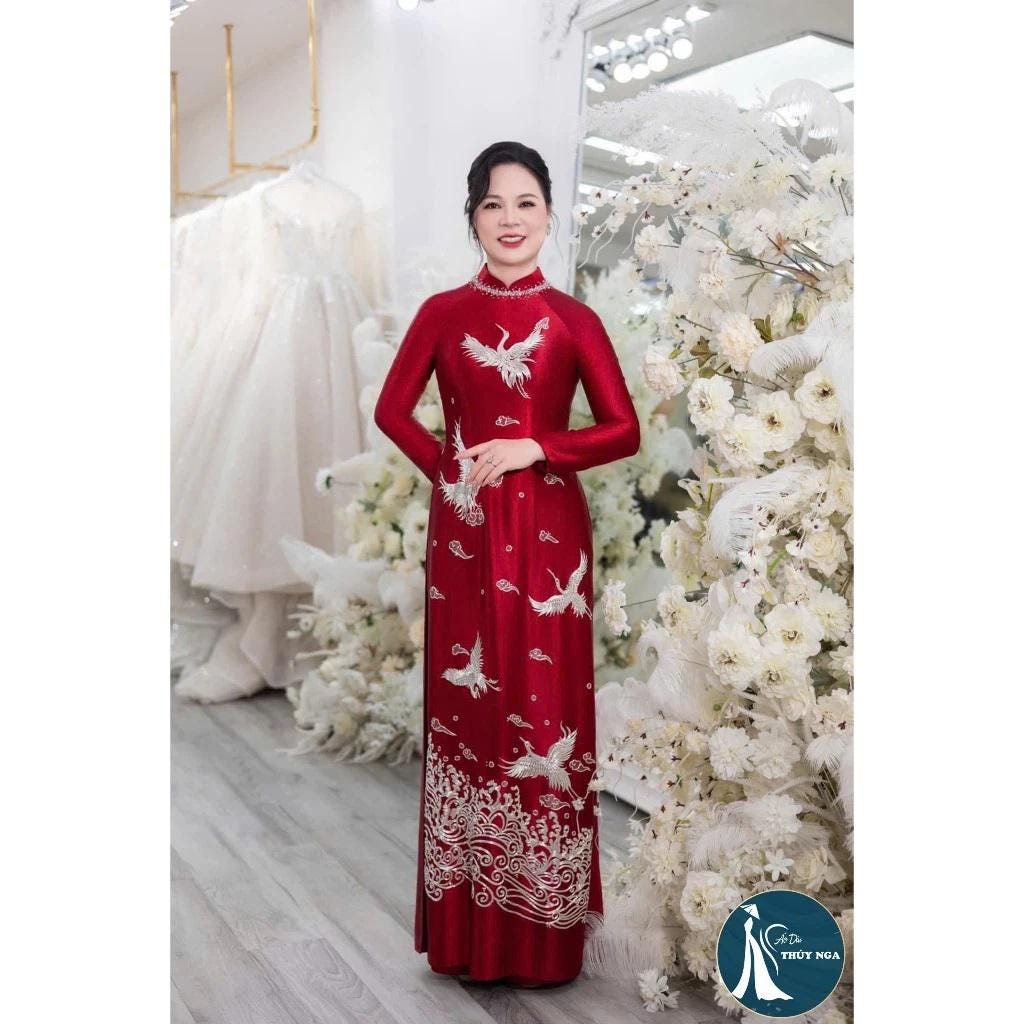 Ao Dai 284 - Vietnamese Ao Dai in USA - Shop Áo Dài Tại Mỹ