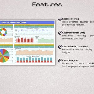Sales Performance KPI Tracker Template | Track Sales Metrics & Goals ...