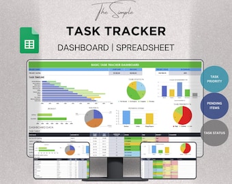 Project Tracker Spreadsheet Small Business Project Planner Task Tracker To-Do List Template Project Management Google Sheets Timeline Track