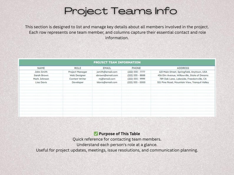 Simple Project Planning Spreadsheet, Project Budget, Deadline Set Up ...
