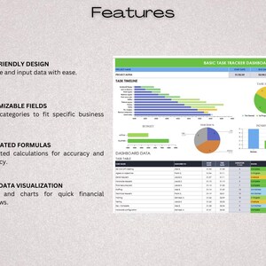 Project Tracker Spreadsheet Small Business Project Planner Task Tracker ...