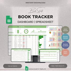 2025 Book Tracker Spreadsheet template, Ultimate reading tracker, bookshelf tracker, Digital reading planner, reading log google sheets