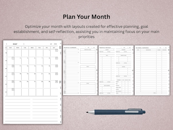 Ultimate Planner for Kindle Scribe 2026–2027, listing photo 6