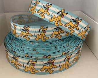 Cinta de grosgrain con el personaje de Plutón cortada a medida