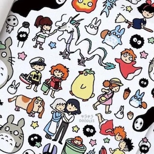 Studio Ghibli Anime Totoro Catbus-karaktär Polycotton-tyg 5203