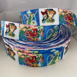 Peter Pan karakter grosgrain lint op maat geknipt