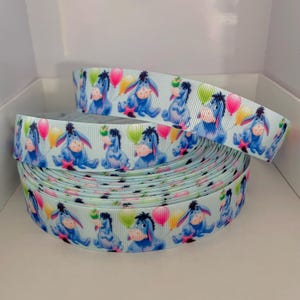Cinta de grosgrain con el personaje de Eeyore cortada a medida