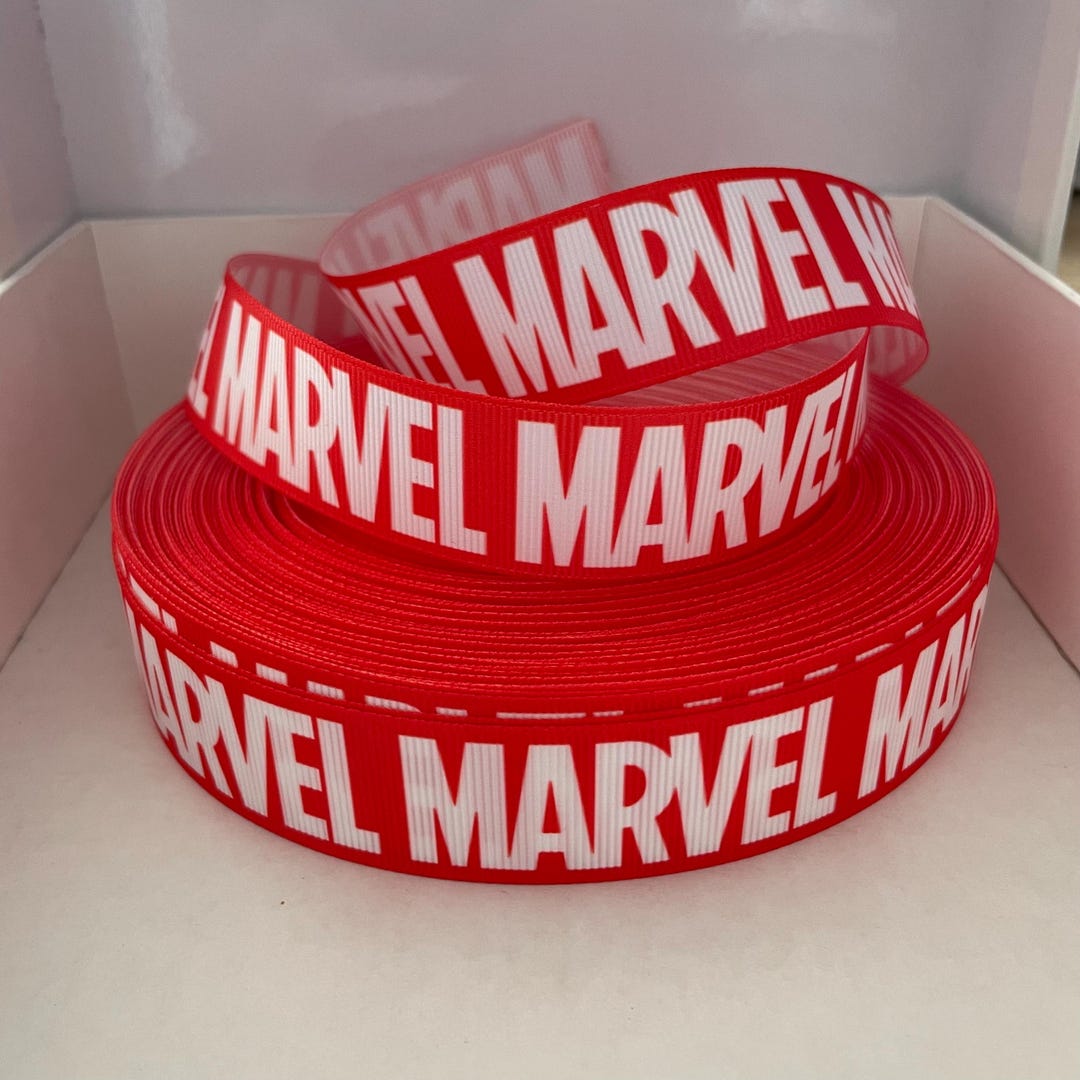 Marvel Character Grosgrain Ribbon by the Yard - Etsy