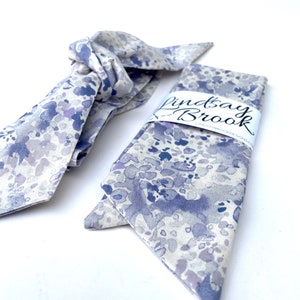 Purple hair scarf - cotton hair scarf - abstract hair scarf