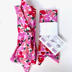 Cherry Hair Scarf Springtime Hairband Fruit Headscarf image 6