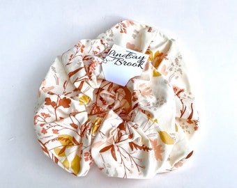 Floral Scrunchie - Giant Scrunchie - Cotton Scrunchie