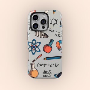 Telefoonhoesje wetenschappelijk: ontwerp voor wiskunde, natuurkunde en scheikunde
