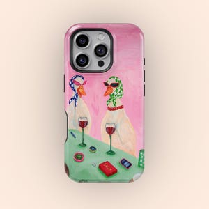 Duck Phone Case, Candlelight Dinner Animal Cover fit for iPhone 17 16 15 14 13 12 11 Pro Max, Samsung Galaxy S26 S24 S23, Tough Phone case