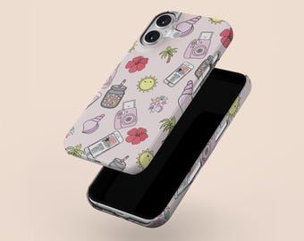 Etui na telefon z kreskówkową kreskówką Kawaii Anime, urocze estetyczne etui na telefon, iPhone 16 15 14 13 12 11 Pro Max X XS, Samsung Galaxy S25 S24 S23 S22 S21 Ultra