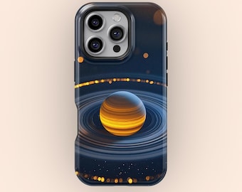 Cosmic Planet iPhone & Galaxy Phone Case: Space Art Protective Cover