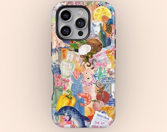 Coquette Collage Phone Case, Preppy and Cute Aesthetic Phone Cases, iPhone 16 15 14 13 12 11 Pro Max, Samsung Galaxy S25 S24 S23 S22 Ultra