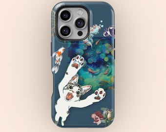 Funda de teléfono con diseño de sangre extraña, regalo retro para amantes de las mascotas, carcasa de estética oscura para iPhone 17, 16, 15, 14, 13, 12 y 11 Pro Max, Samsung S26, S24, S23 y S22
