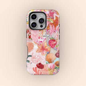 Coquette Collage Preppy and Cute Pink Aesthetic Phone Case, European Phone Case, iPhone 16 15 14 13 12 Pro Max, Samsung Galaxy S25 S24 Ultra
