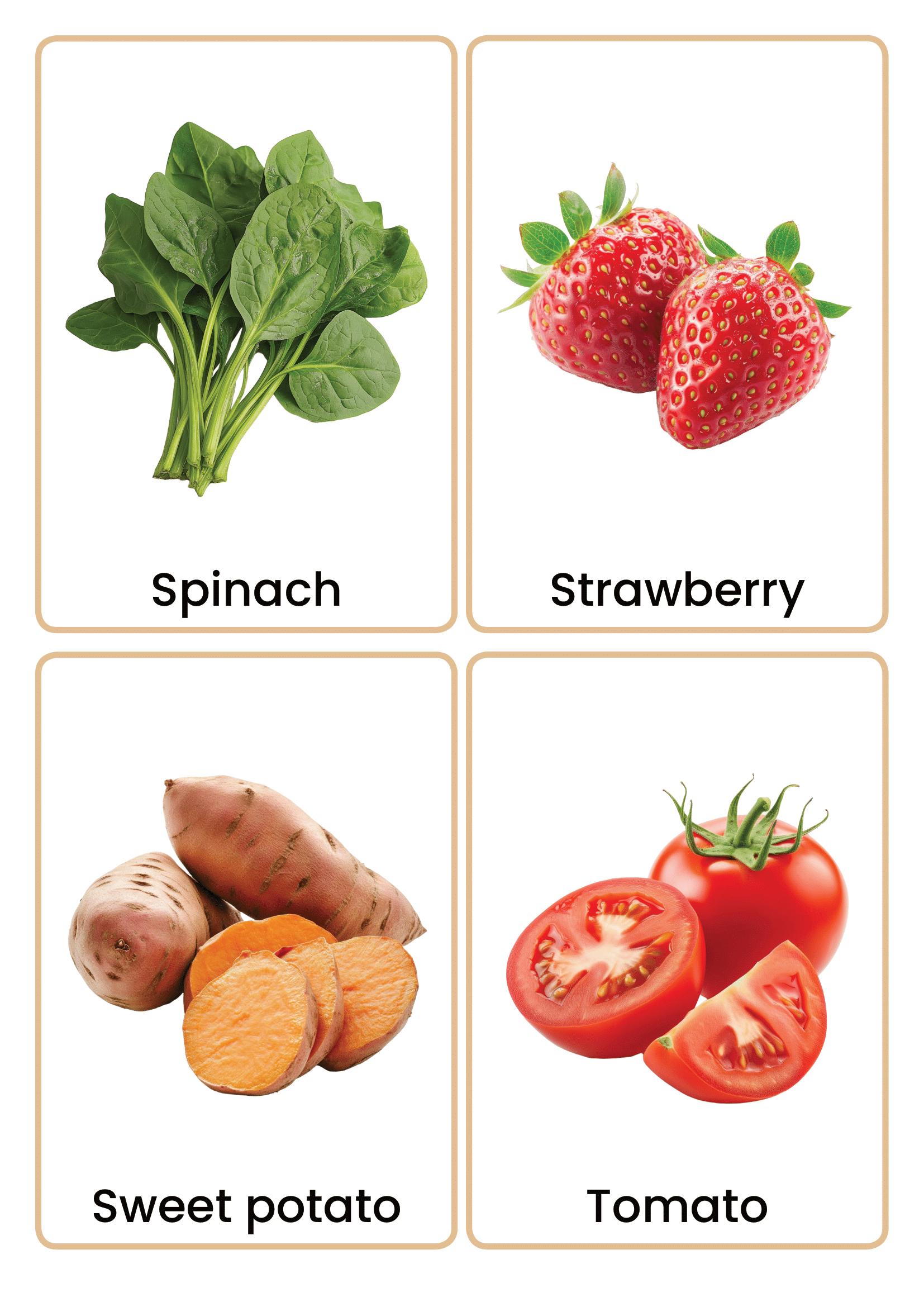 84 Food & Drink Flashcards for Kids | Real Photo Flashcards | KS1, ESL ...