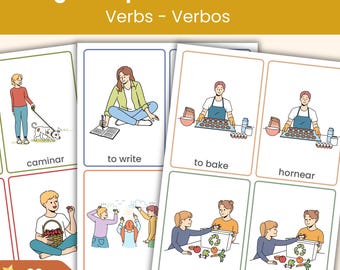 Flashcard di Spagnolo | Vocabolario e Coniugazioni Verbali con IA