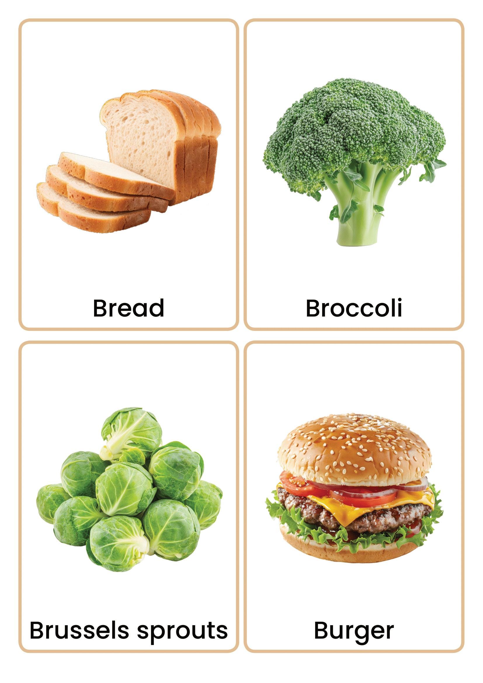 84 Food & Drink Flashcards for Kids | Real Photo Flashcards | KS1, ESL ...