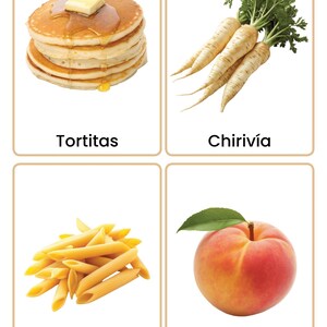 Spanish Food and Drink Flashcards | 84 Real Photo Vocabulary Cards for Kids | Printable Spanish Learning Resource image 6