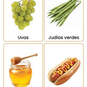 Spanish Food and Drink Flashcards | 84 Real Photo Vocabulary Cards for Kids | Printable Spanish Learning Resource image 7