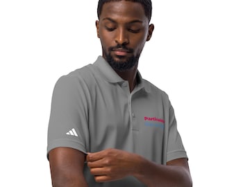 Particularian™ Męska koszulka sportowa Adidas Sport Polo – Niezwykły wzór niedźwiedzia od A Better Business Boutique
