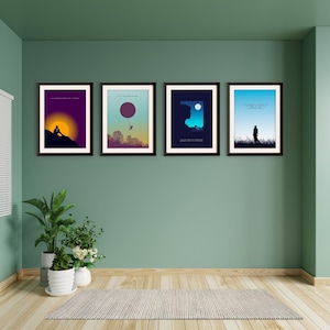 Set of 4 Digital Motivational Posters