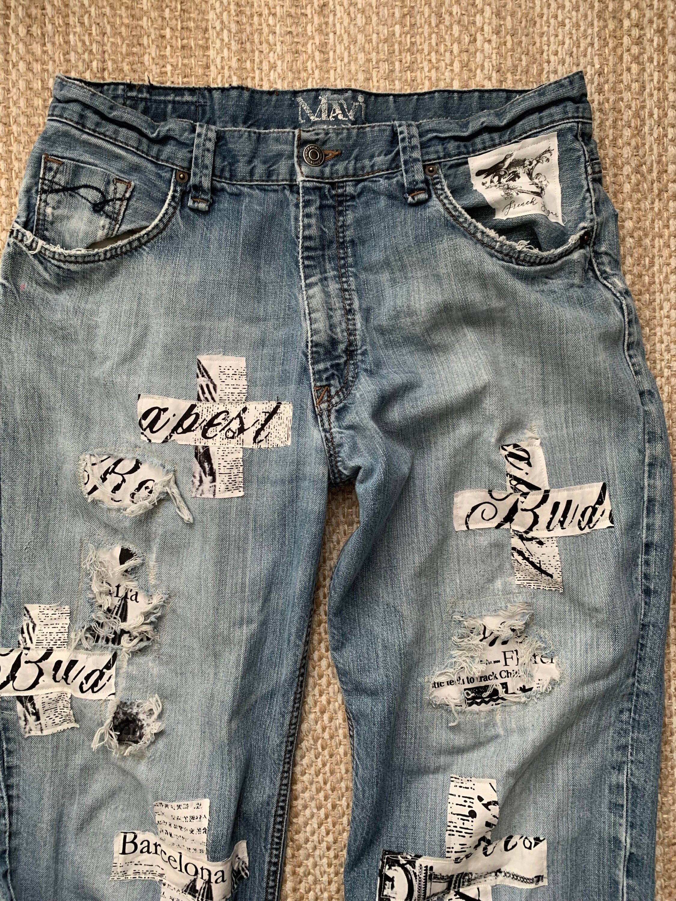 Distressed Boyfriend Jean With 