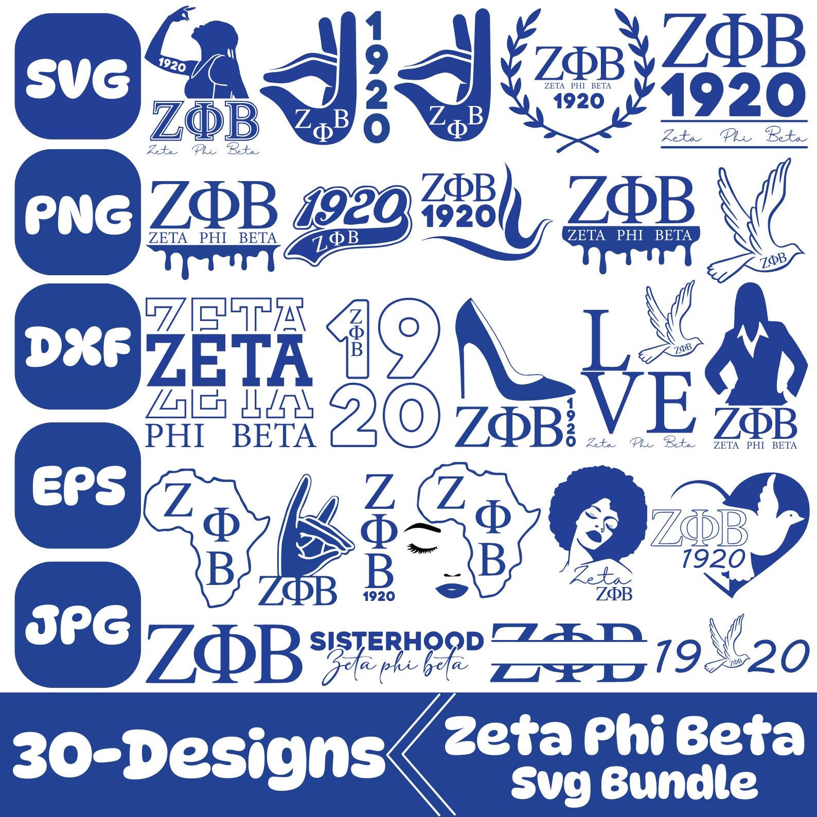 Zeta Phi Beta Svg Bundle, ZPB Svg, Zeta Phi Beta Heart Dove Cut File,1920 Zeta Phi Beta Sign Svg, Sorority Svg, Zeta Png, Silhouete, Zeta