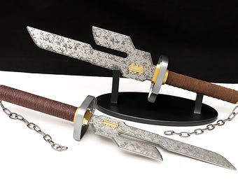JJK toji fushiguro sword Real Metal Inverted spear of heaven 1:1 Replica Jujutsu Kaisen sword Stainless Steel Cosplay Christmas Gift for him
