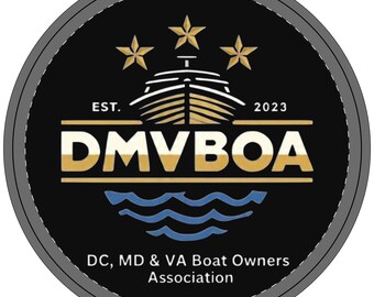 Dmvboa Retractable Pet Leash — Nautical Dog Leash with Boat Club Logo