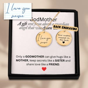 Presentes personalizados para madrinha, colar de madrinha, proposta de madrinha, presente para madrinha, cartão de mensagem de joias, colar com nome de madrinha, presentes para ela